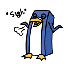 Boxy Penguin(English version) sticker #487604