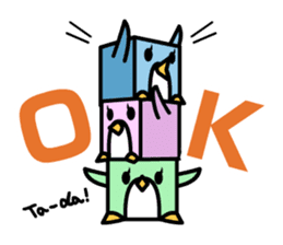Boxy Penguin(English version) sticker #487606