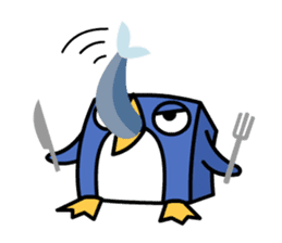 Boxy Penguin(English version) sticker #487617
