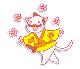 SAMURAI CAT sticker #487835
