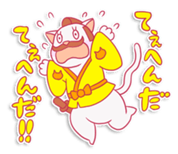 SAMURAI CAT sticker #487839