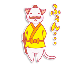 SAMURAI CAT sticker #487848