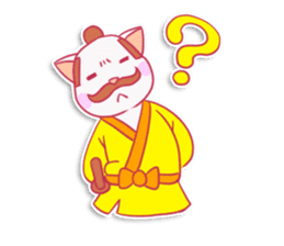 SAMURAI CAT sticker #487852