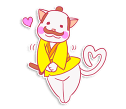 SAMURAI CAT sticker #487854