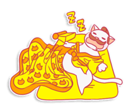 SAMURAI CAT sticker #487855