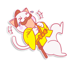 SAMURAI CAT sticker #487856