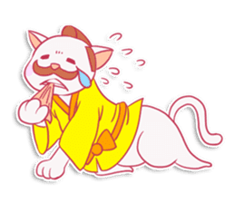 SAMURAI CAT sticker #487861