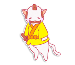 SAMURAI CAT sticker #487864