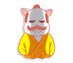 SAMURAI CAT sticker #487865