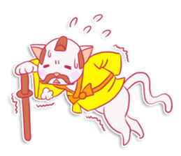 SAMURAI CAT sticker #487870