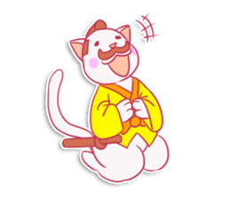 SAMURAI CAT sticker #487871