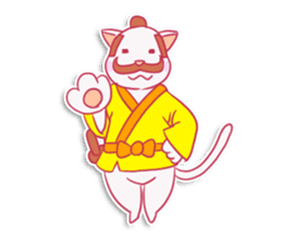 SAMURAI CAT sticker #487873