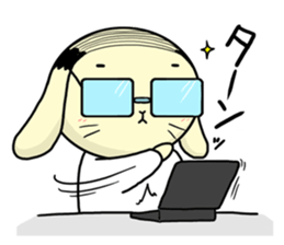 Business Man of the rabbit sticker #487957