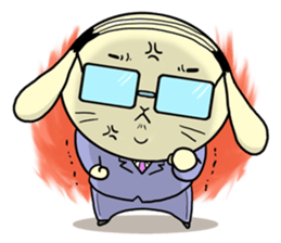 Business Man of the rabbit sticker #487959