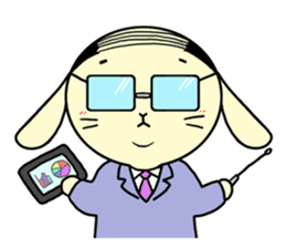 Business Man of the rabbit sticker #487964