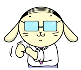 Business Man of the rabbit sticker #487967