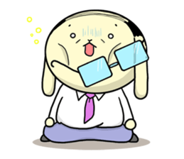 Business Man of the rabbit sticker #487971