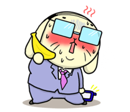 Business Man of the rabbit sticker #487973
