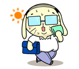 Business Man of the rabbit sticker #487978