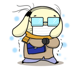 Business Man of the rabbit sticker #487979