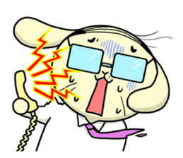 Business Man of the rabbit sticker #487982