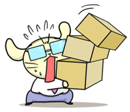 Business Man of the rabbit sticker #487983