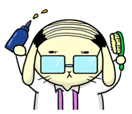 Business Man of the rabbit sticker #487985