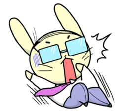 Business Man of the rabbit sticker #487989