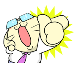 Business Man of the rabbit sticker #487991