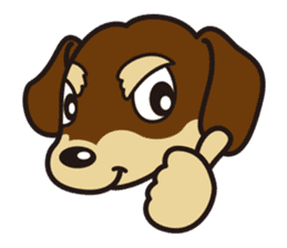 Dog Stamp vol.3 Dachshund sticker #488154