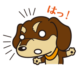 Dog Stamp vol.3 Dachshund sticker #488165