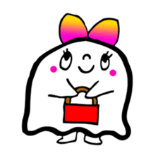 Pretty ghost sticker #488292