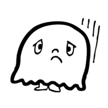 Pretty ghost sticker #488296