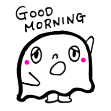 Pretty ghost sticker #488300