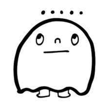 Pretty ghost sticker #488301