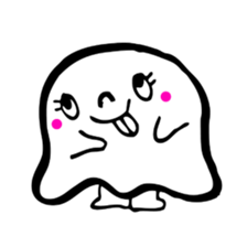 Pretty ghost sticker #488306
