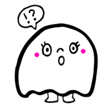 Pretty ghost sticker #488307