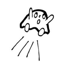 Pretty ghost sticker #488308