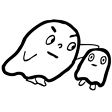 Pretty ghost sticker #488310