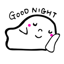 Pretty ghost sticker #488311