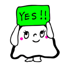 Pretty ghost sticker #488312
