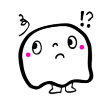 Pretty ghost sticker #488313