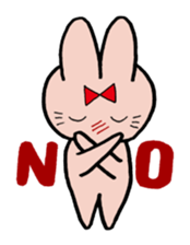 Positive Rabbit sticker #488605