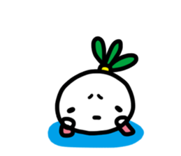 White turnip daughte sticker #488795
