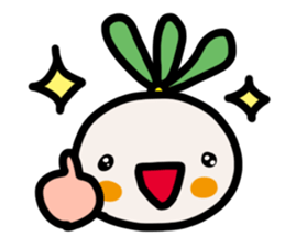 White turnip daughte sticker #488803