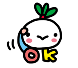 White turnip daughte sticker #488810