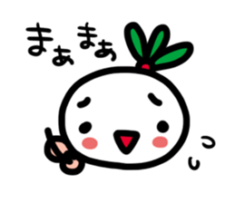 White turnip daughte sticker #488814