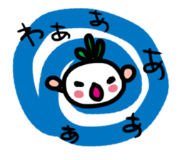 White turnip daughte sticker #488818