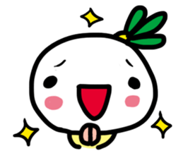 White turnip daughte sticker #488819