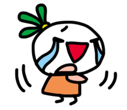 White turnip daughte sticker #488827